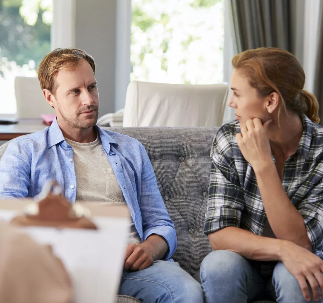 Young couple having counselling